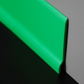 8606 - PVC-plint groen - PVC - 9 x 70 mm (1) (thumbnail)