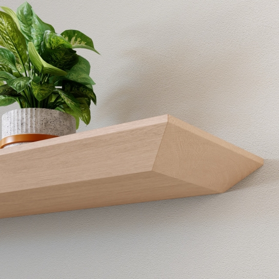 5227 - Wandplank verjongd - Beuken - 25 mm dik (2)