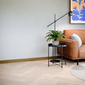 7312 - Gladde plint - Metal Gold - MDF fineer/folie - 14 x 80 mm (3) (thumbnail)