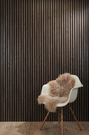 PW02 - Dark oak - PET vilt + PET lijst en folie - 2600 x 565 x 19 mm (2) (thumbnail)