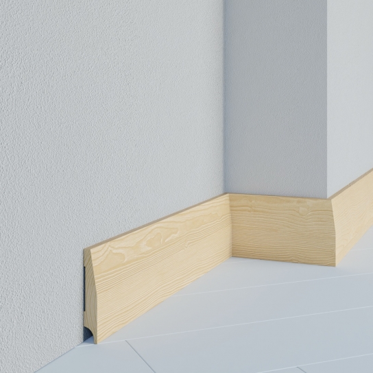 G318 - Steile plint - Grenen - 15 x 120 mm (1)