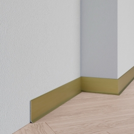 5504 - Geborsteld zijdeglans goud - Aluminium bewerkt - 10 x 80 mm (1) (thumbnail)