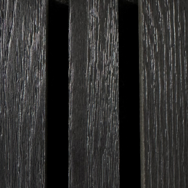 AW07 - Zwart eiken - PET vilt + MDF v313 met houtfineer - 22 x 605 x maatwerk (4) (thumbnail)