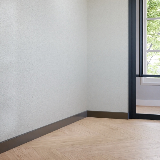 8612 - PVC-plint antraciet - PVC - 9 x 75 mm (2)