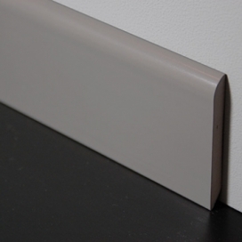 8611 - PVC-plint semi-gloss lichtgrijs - PVC - 9 x 75 mm (1) (thumbnail)