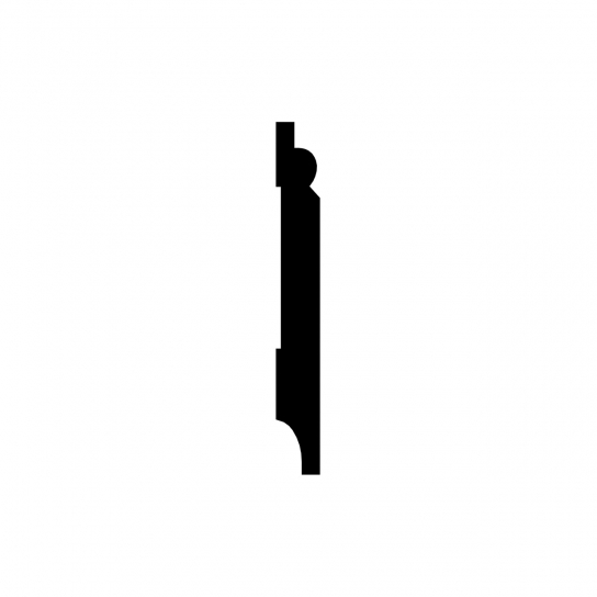 0124 - Abdij plint - MDF v313  - 15 x 140 mm (4)