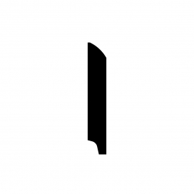 0107 - Ellips plint - MDF v313  - 25 x 90 mm (4) (thumbnail)