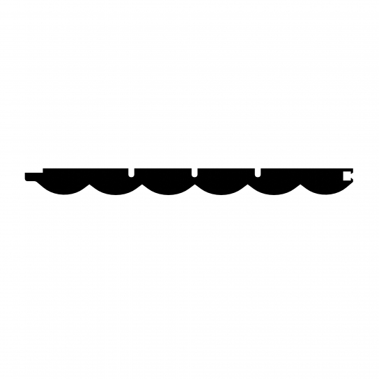 WPM02 - Wavedots wandpaneel - MDF v313 - 15 (dikte) x 130 (breedte) mm (3)