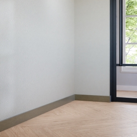 7315 - Gladde plint - Metal Silver - MDF fineer/folie - 14 x 80 mm (2) (thumbnail)