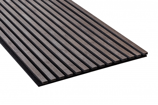 PW02 - Dark oak - PET vilt + PET lijst en folie - 2600 x 565 x 19 mm (1)