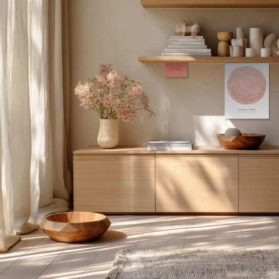 5116_T - Wandplank rond verjongd - TOM gleuf achterkant - Eiken - 30 mm dik (2)