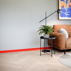 8608 - PVC-plint rood - PVC - 9 x 70 mm (3) (thumbnail)