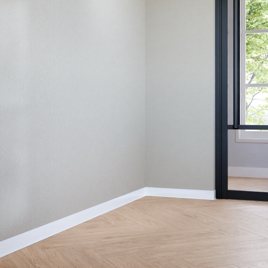 5508 - Glanzend wit (RAL9010) - Aluminium bewerkt - 10 x 60 mm (2)