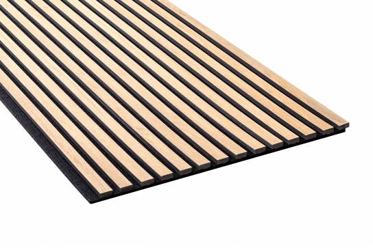 PW01 - Light Oak - PET vilt + PET lijst en folie - 2600 x 565 x 19 mm (1)