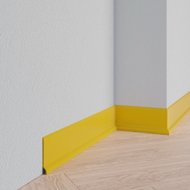 8605 - PVC-plint geel - PVC - 9 x 70 mm (1) (thumbnail)