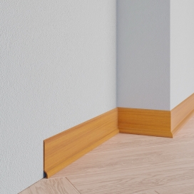 8609 - PVC-plint walnoot licht - PVC - 9 x 70 mm (1) (thumbnail)