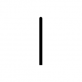 5422 - Aluminium strip wit (RAL9010) - Aluminium bewerkt - 2,5 x 100 mm (4) (thumbnail)