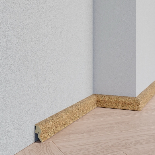 8554 - Alcazar kurkplint  - Kurkplint fineer - 20 x 40 mm (1)