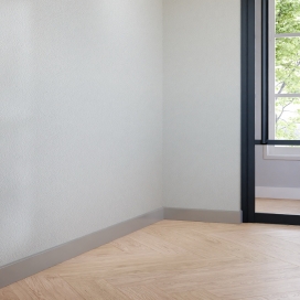 8611 - PVC-plint semi-gloss lichtgrijs - PVC - 9 x 75 mm (2) (thumbnail)