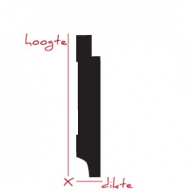 1006 - Trede plint - Meranti - 18 x 90 mm (3)