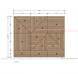 PR-DRB - Wandpaneel Eiken Prezzo Deer Brown - Eiken fineer - Driehoek model C (5) (thumbnail)