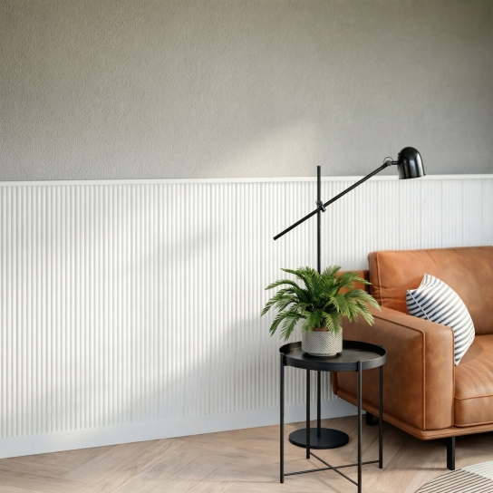 WPM02 - Wavedots wandpaneel - MDF v313 - 15 (dikte) x 130 (breedte) mm (1)