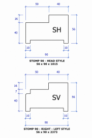 4201 - Kozijn Hardhout Stomp - Hardhout - 56 x 90 mm (3) (thumbnail)