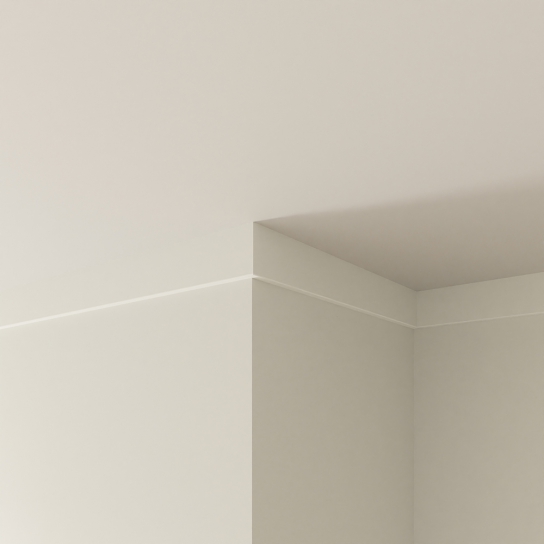 0803 - Moderne plafondlijst - MDF v313  - 12 x 55 mm (2)
