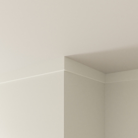 0803 - Moderne plafondlijst - MDF v313  - 12 x 55 mm (2) (thumbnail)