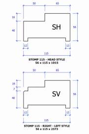 4203 - Kozijn Hardhout Zwart Gegrond Stomp - Hardhout - 56 x 115 mm (4) (thumbnail)