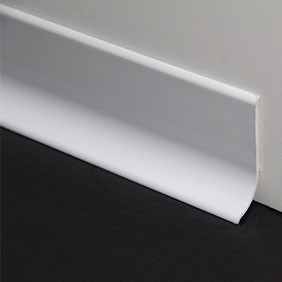 Gemiddeld los van wedstrijd 8615 - PVC-plint wit (RAL9003) - PVC - 20 x 60 mm - online kopen -