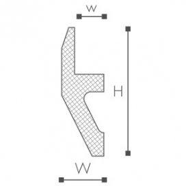 WS33 - Wallstyl W1 - HDPS - 20 x 55 mm (3) (thumbnail)