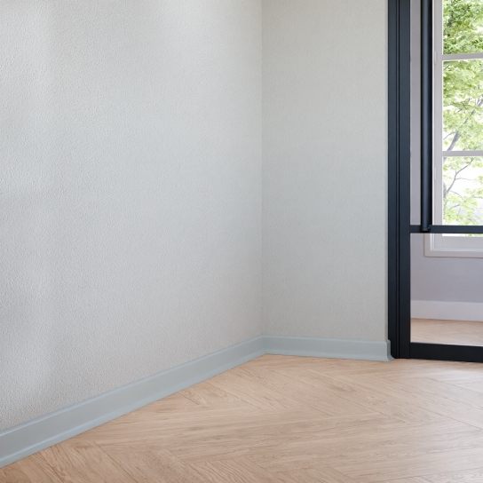 5407 - Aluminium plint - Aluminium onbewerkt - 26 x 70 mm (2)