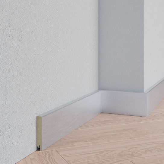 7303 - Aluminium geborsteld - Fineer en/of folie - 13 x 45 mm (1)