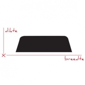 0321 - Trapezeplintneut uit voorraad - MDF v313 - 22 x 75 x 110 mm (2) (thumbnail)