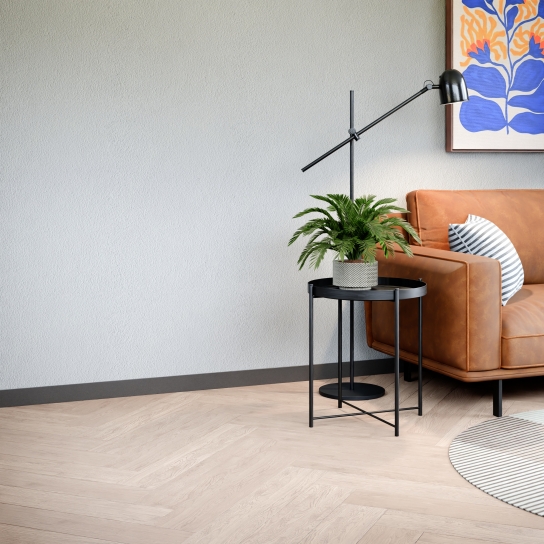 ML05 - Gladde plint gun metal - MDF v313 - 9 x 100 mm (3)