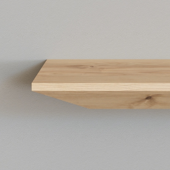 5127 - Wandplank verjongd - Grenen - 25 mm dik (1)