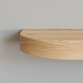 5124 - Wandplank rond - Grenen - 25 mm dik (1) (thumbnail)