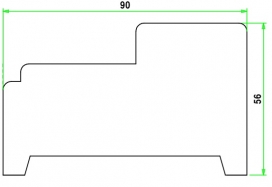 4202 - Kozijn Hardhout Opdek - Hardhout - 56 x 115 mm (3) (thumbnail)