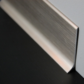 5503 - Geborsteld zijdeglans titanium - Aluminium bewerkt - 10 x 40 mm (1) (thumbnail)