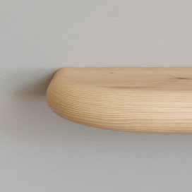 5123 - Wandplank dubbel afgerond - Grenen - 25 mm dik (1) (thumbnail)