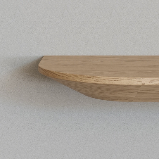 5116_T - Wandplank rond verjongd - TOM gleuf achterkant - Eiken - 30 mm dik (1)