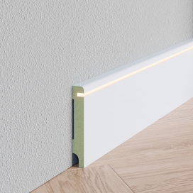 0101_LM - Gladde plint LED FM - MDF v313  - 15 x 70 mm (1) (thumbnail)