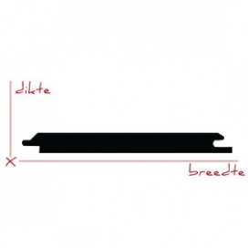 4304 - Lambrisering MDF Modern - MDF v313  - 15 x 194 mm (4)