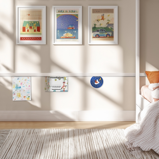 0221T - Rustieke lijst - TOM gleuf - MDF v313  - 12 x 70 mm (4)