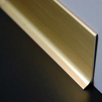 5504 - Geborsteld zijdeglans goud - Aluminium bewerkt - 10 x 60 mm (1)