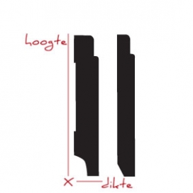 1011 - Luxe plint - Meranti - 18 x 70 mm (3) (thumbnail)
