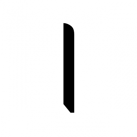 8613 - PVC-plint semi-gloss zwart - PVC - 9 x 75 mm (4)