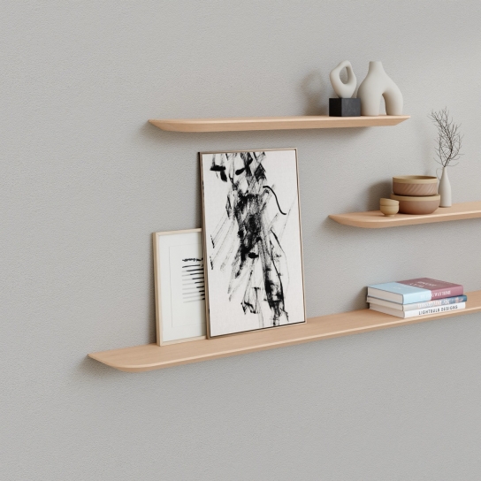 5226 - Wandplank rond verjongd - Beuken - 25 mm dik (3)