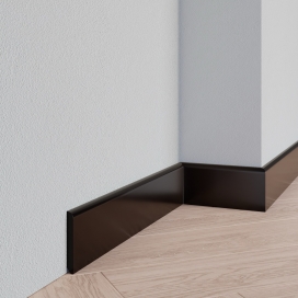 Plintenfabriek | PVC-plint semi-gloss zwart - eenvoudig online bestellen